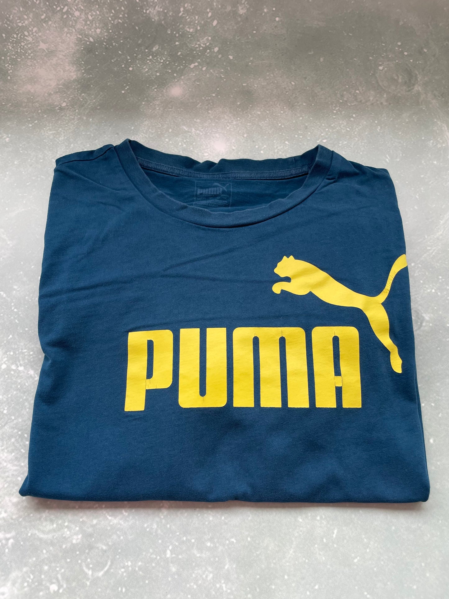 Vintage Bluegeen Puma Short Sleeve T-shirt XXL