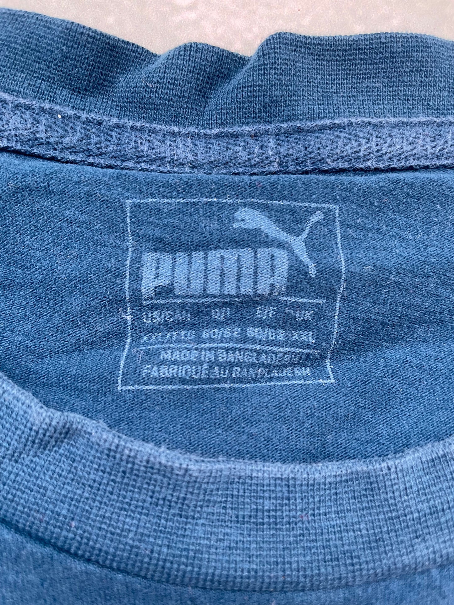 Vintage Bluegeen Puma Short Sleeve T-shirt XXL