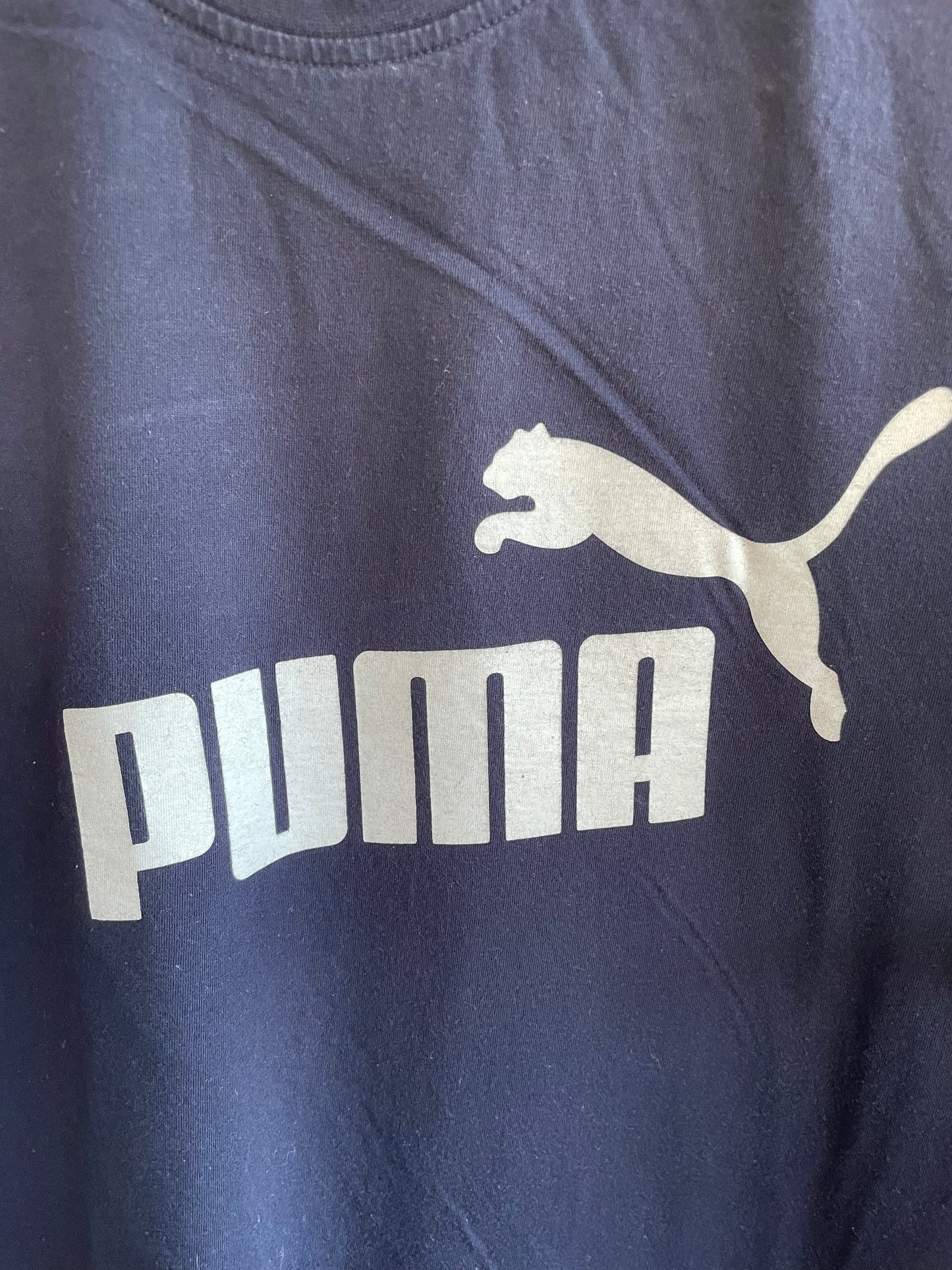 Vintage Navy Puma Short Sleeve T-shirt