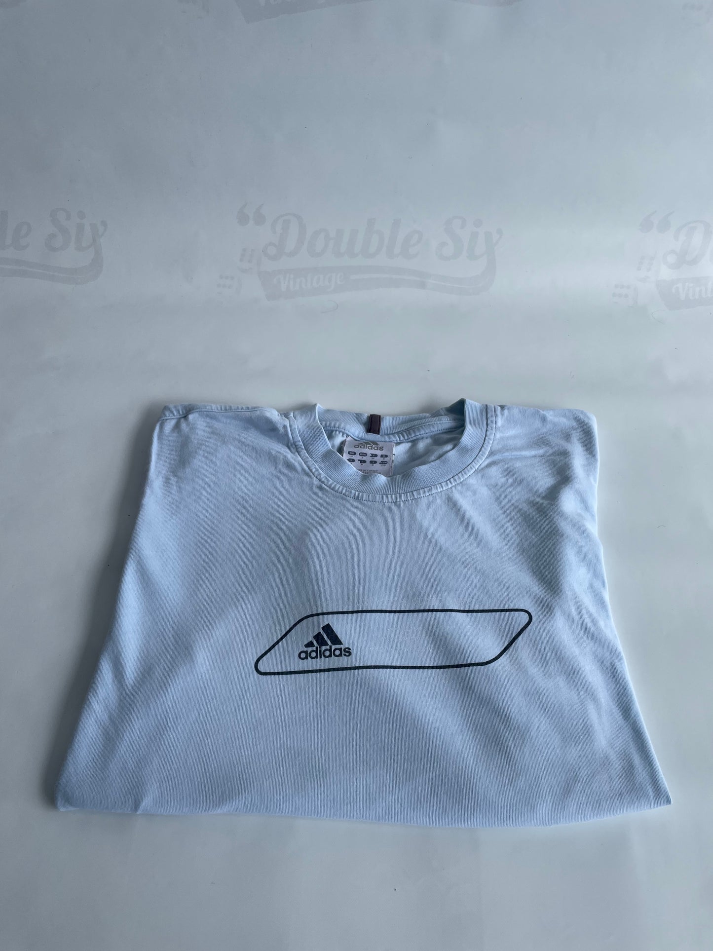 Vintage Light Blue Adidas Short sleeve T-shirt Medium