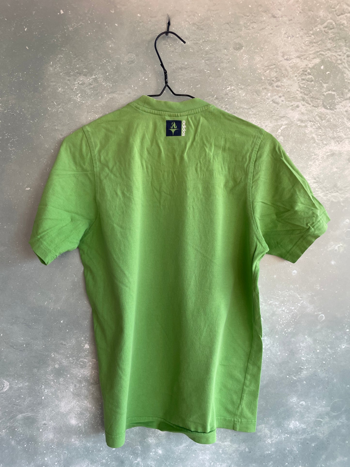 Vintage Green Adidas Short Sleeve T-shirt Small