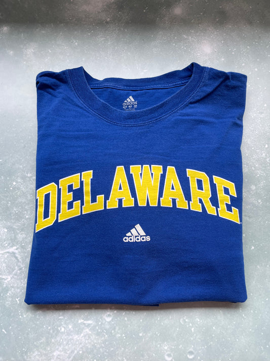 Vintage Blue Long Sleeve Adidas T-shirt