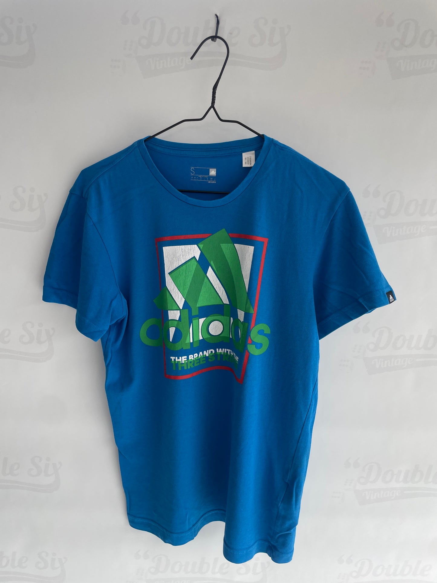 Vintage Blue Short Sleeve T-shirt Small