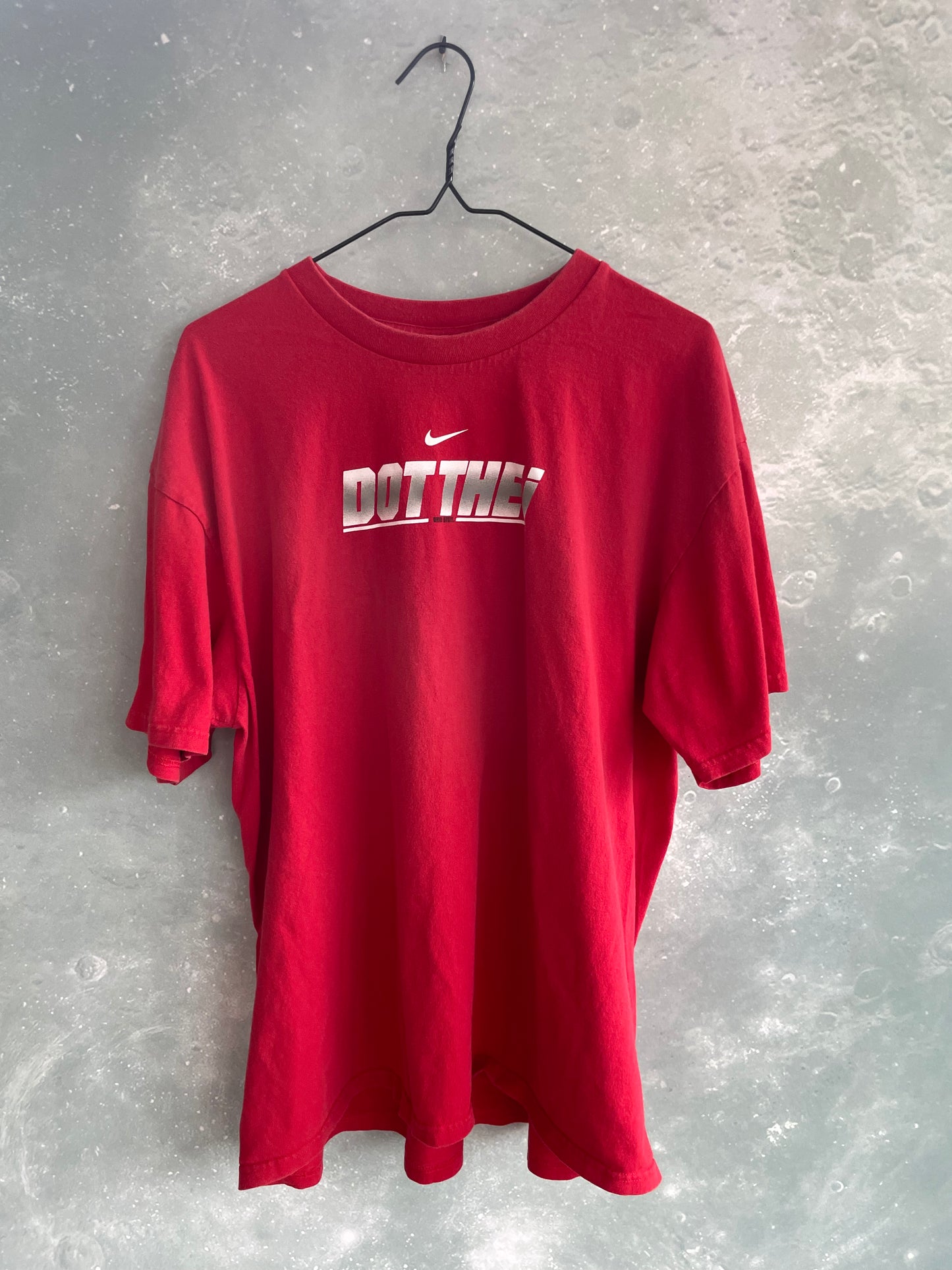 Vintage Red Nike Short Sleeve T-shirt XL