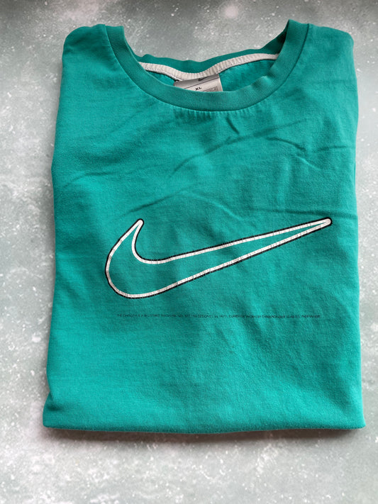 Vintage Green Nike Short Sleeve T-shirt XL