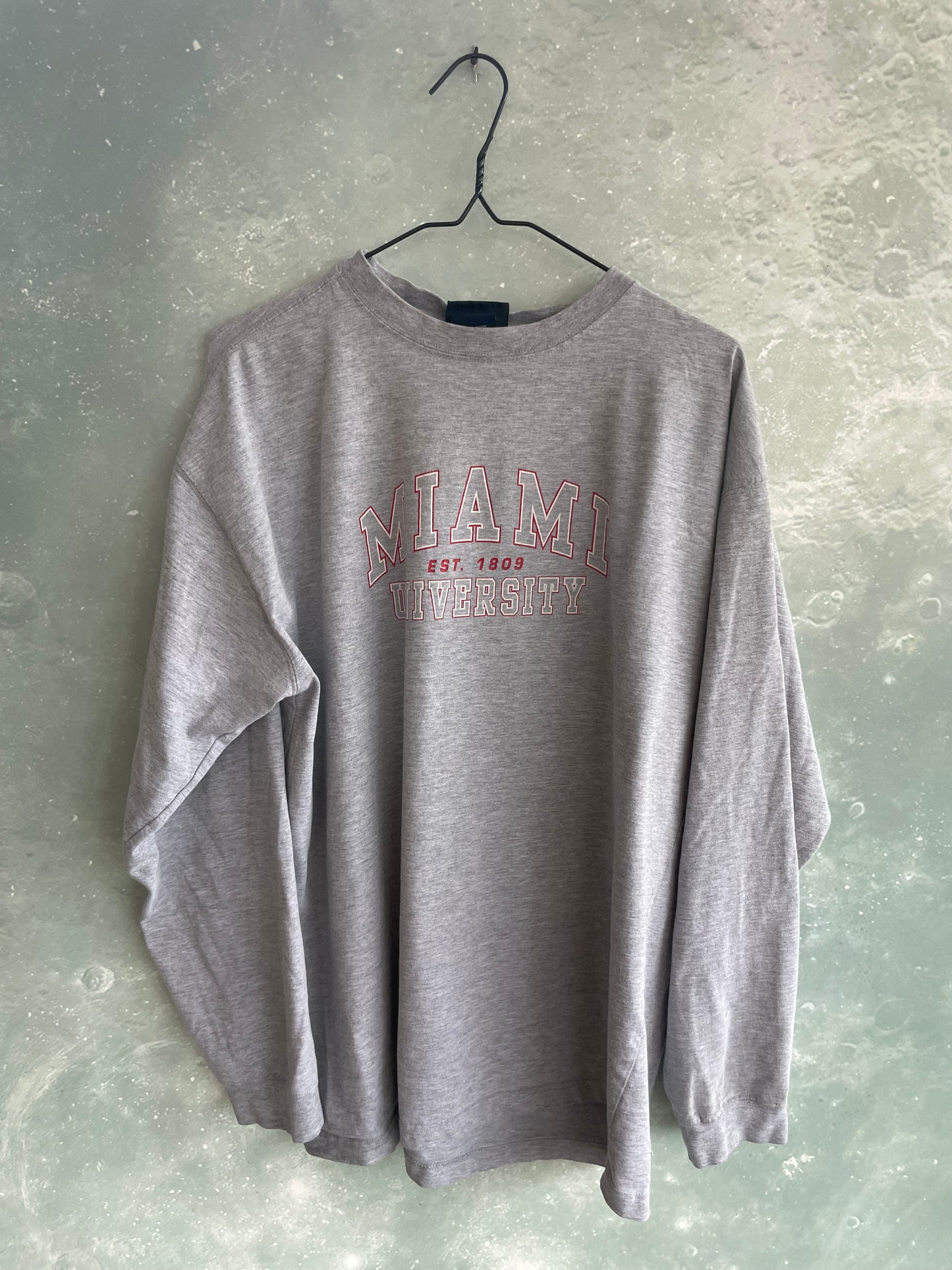 Vintage Grey Jasport Long Sleeve T-shirt Large