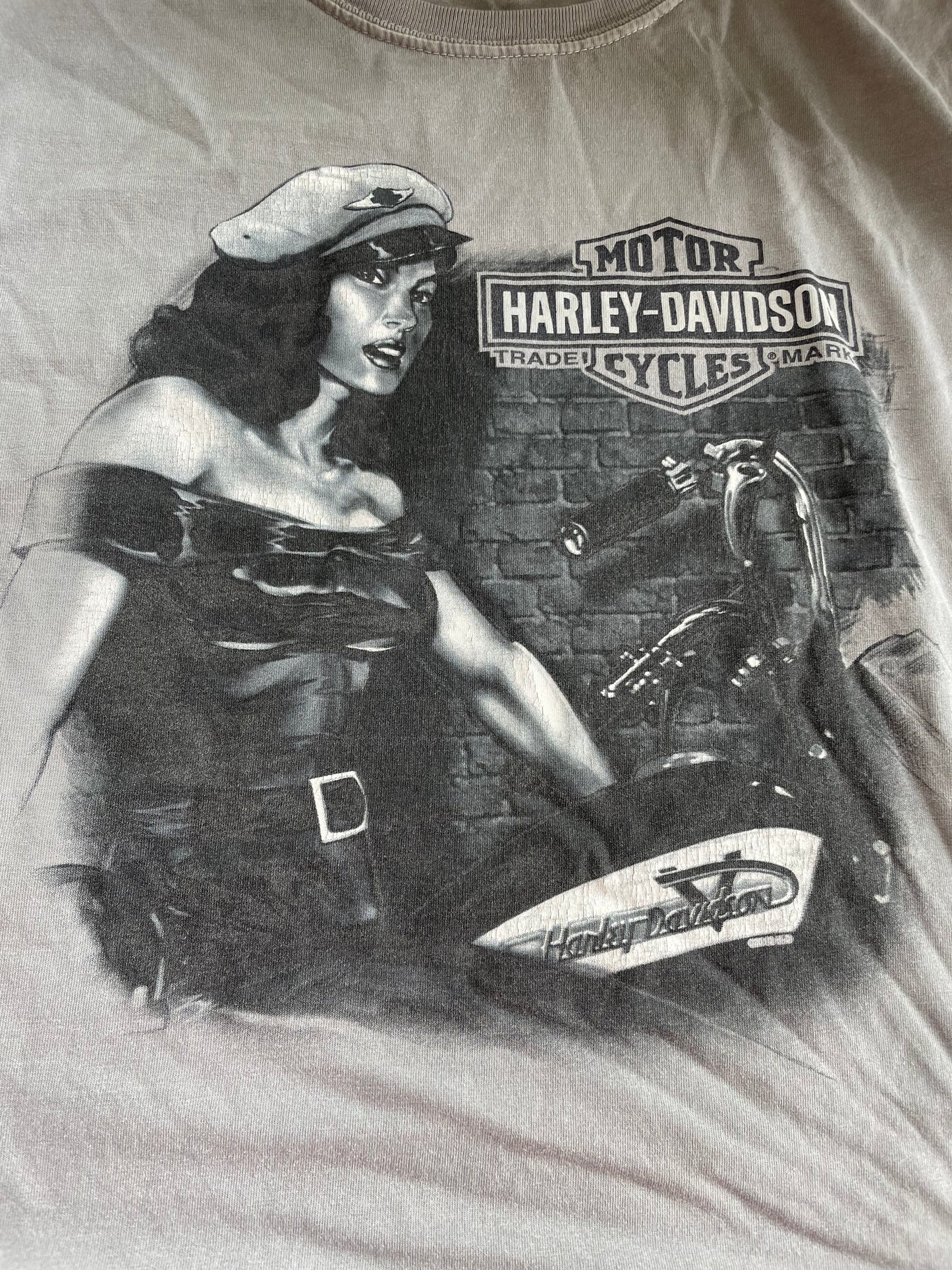 Vintage 2005 Grey Harley Davidson Short Sleeve T-shirt XL