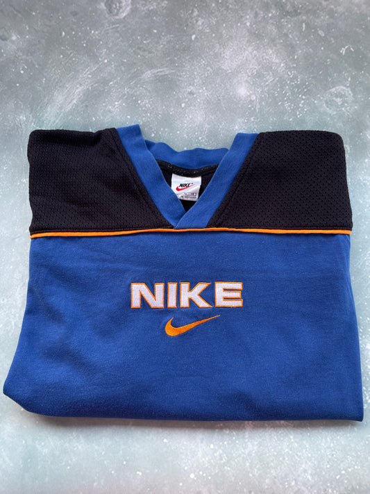 Vintage 90s Blue Nike Short sleeve T-shirt X-Large