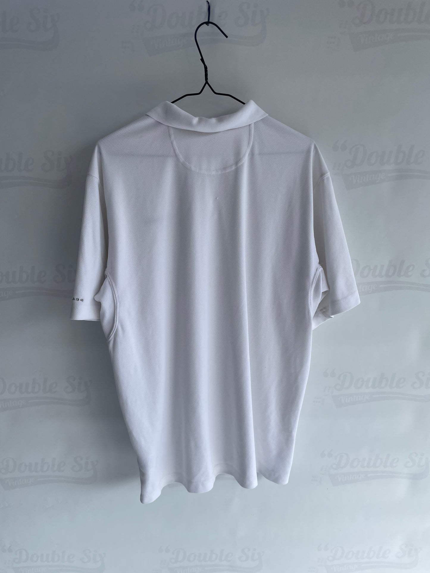 Vintage White Columbia Short sleeve Polo T-shirt